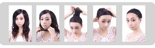how to wear wig cap