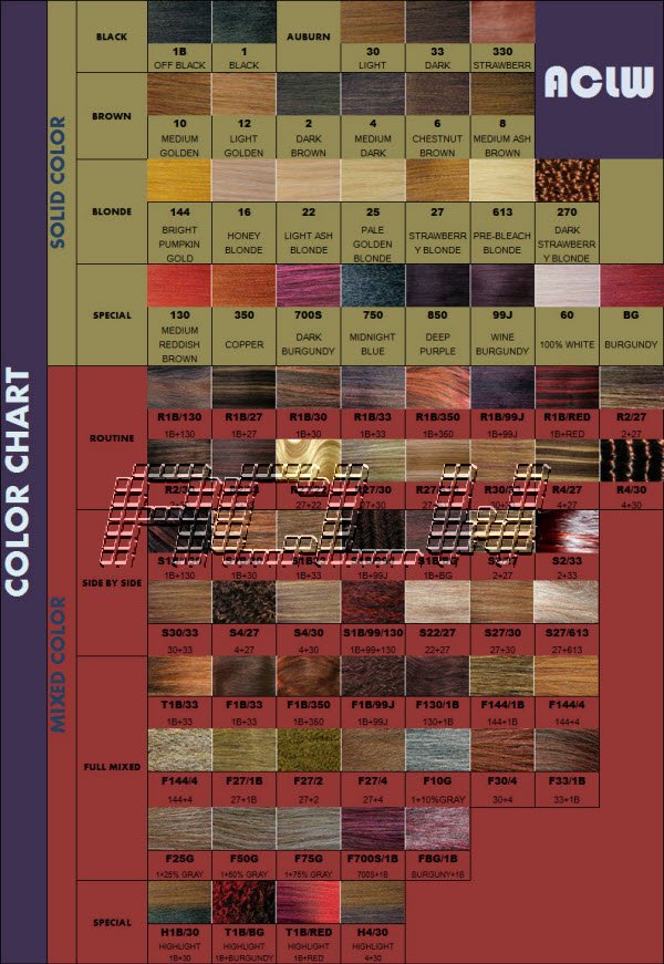 COLOR CHART