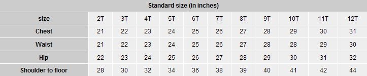 flower girl size