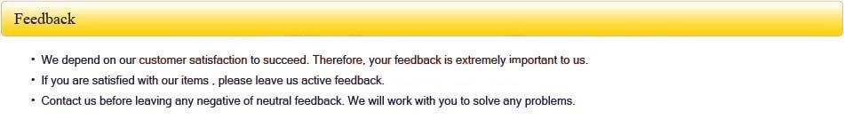feedback