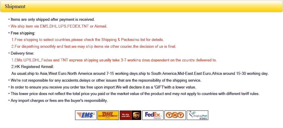 shipment