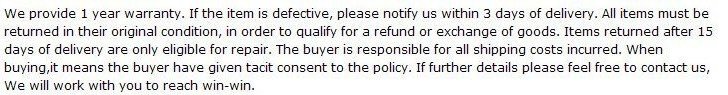 Warranty