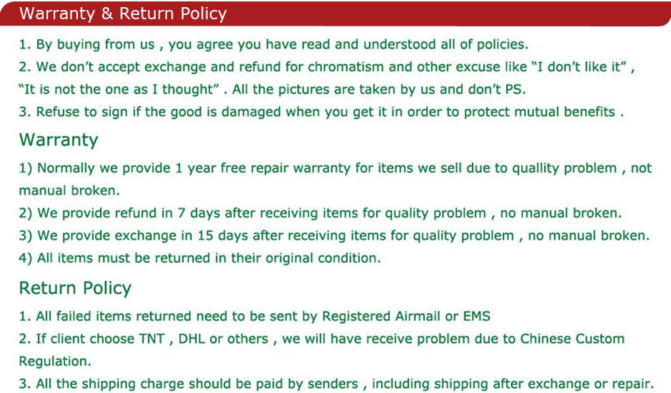 warranty