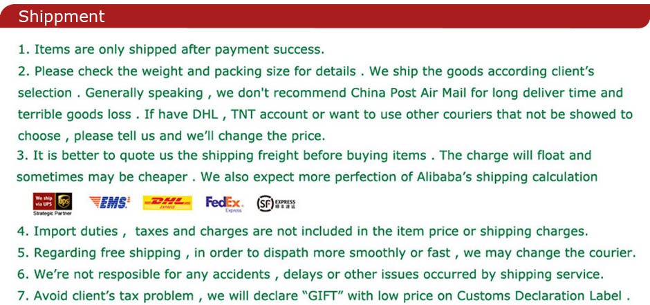 Shippment