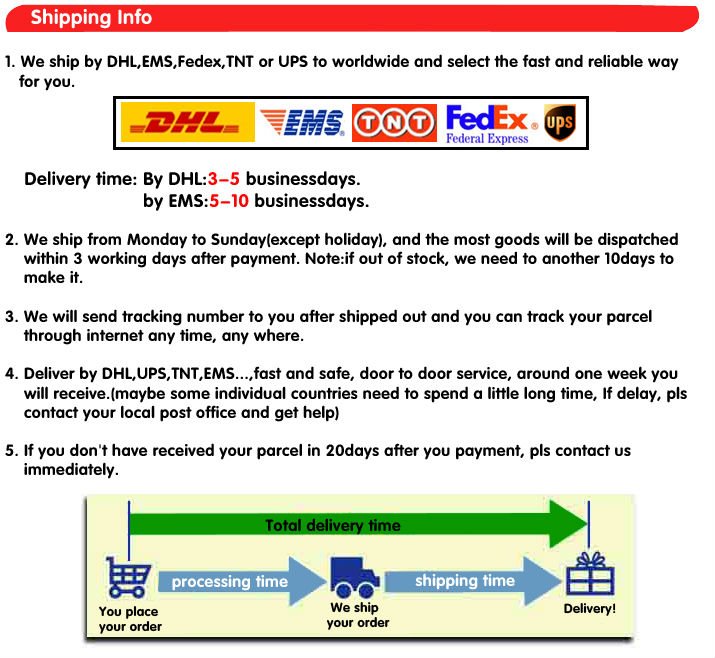shipping info 