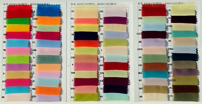 chiffon color-1