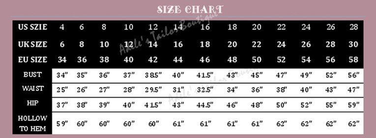 Adele-Size Chart