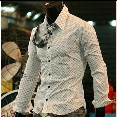 Mens Shirts Casual Slim Fit Stylish Mens Dress Shirts + Free Shipping 9.jpg