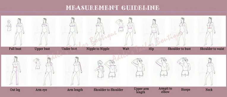 Adele-measurement chart-ebay