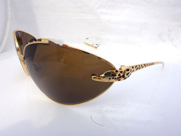 Cartier 1246-2000 SERIES LIMITED Panther Rimless Original Sunglasses-2
