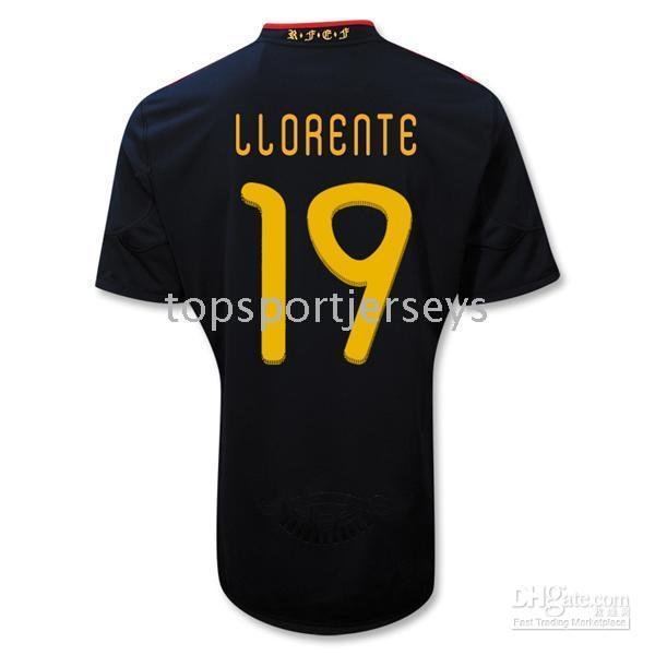 2010-2011 Spain National Team Jersey #19 Fernando Llorente Blue Jerseys US Size S-XXL