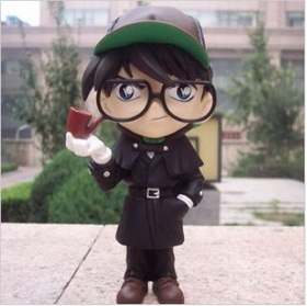Black With Big Glasses Medium Size Action Figure