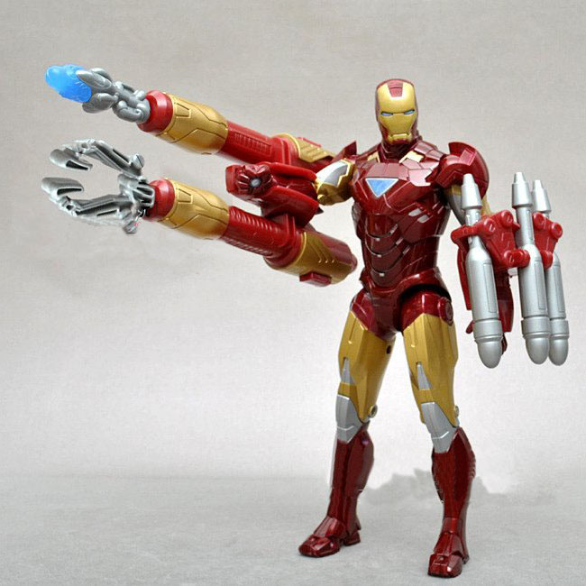 5pcs/lot MK4 Iron Man2 Movie Doll Size:25.5cm Soundtrack