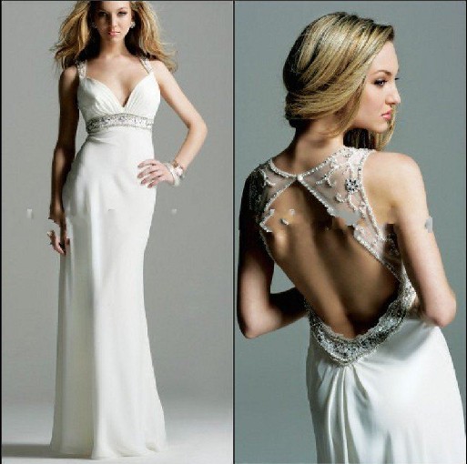 Custom-Made Dress Sexy Bridal Wedding Gowns  Dress Floor-Length