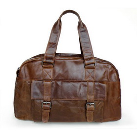 Popular Design Handbag Shoulder Travel Bag Hobo Brown Vintage Leather