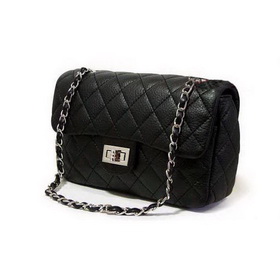 Korean Style Lady Hobo PU Leather Handbag 1-black