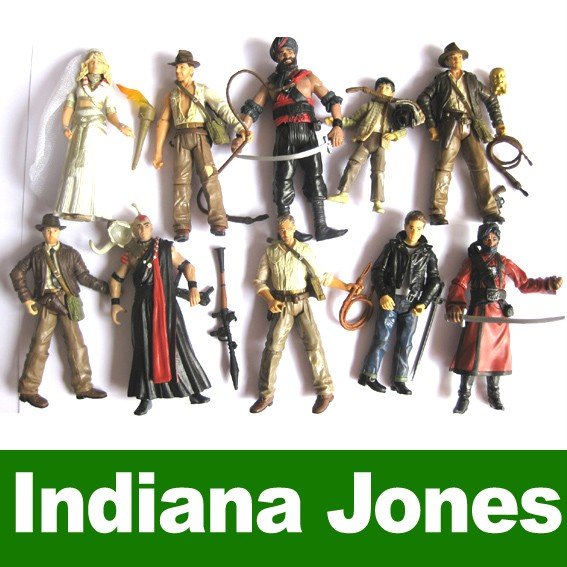 SET NEW LOT 10 Indiana Jones Action Figure