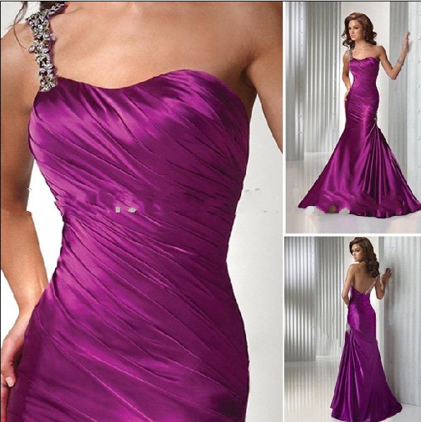 Exquisite Style Dress Taffeta Beaded Evening Dress Cheap