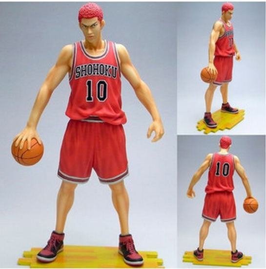 FREE SHIPPING Fashion Japanese Anime Slam Dunk 10" PVC Action Figure