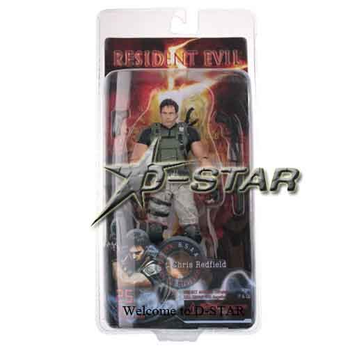 Free Shipping Chris Redfield 7.5 Inch Action Figure BioHazard Resident Evil Model