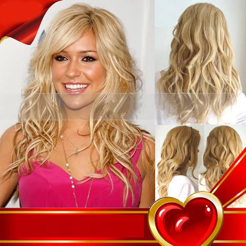 2011 New SUNNY Celebrity Hairstyle 18" Body Wave #22/27 Swiss Lace Front Remy Human Hair Wigs GSN034