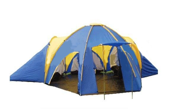 New and Free Shipping STROLLING XXL 3+1 Rooms, 8/10 Man Family Hiking/Camping Tent