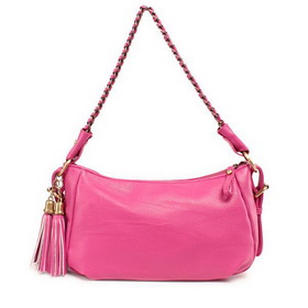 'jungle' Medium Hobo with Bamboo Ring and Tassel with Bamboo Detail and Metal Heads 232930
