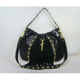Bag and Dustba 3689 TOP New GG Bag Women's Handbag Fashion Black Tassel Handbags/purse Hobo
