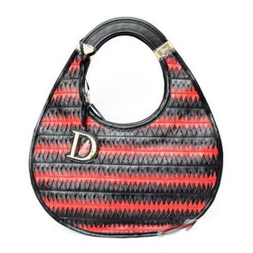 Woven Multicolor Shoulder Hobo