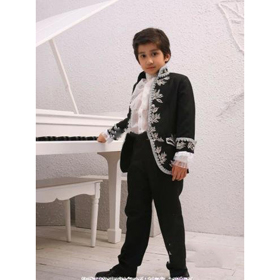 Suit(Clothes+Pants+tie) Suits Dress Black Tuxedo Boys