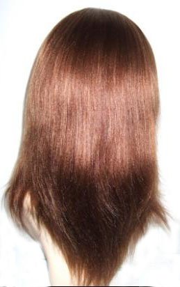Whosale Price! Yaki Straight 100% Brazilian Human Hair Wig 12"-4#30# ~Timely Delivery
