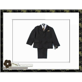 Suit(Clothes+Pants+tie) Balck And White Tuxedo Boys Attire Suit