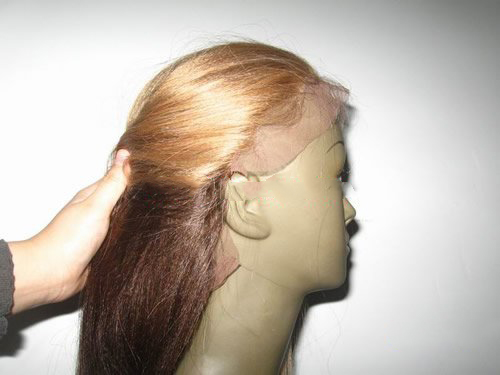 Free Shipping Retail100% Human Hair Wig Different Color Different Length