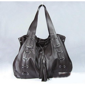 Leather Chocolate Hobo