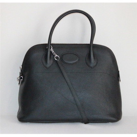 Wholesale Lady's Leather Black Bolide Handbag Hobo Free Shipping