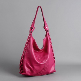 Double Hand-Knitted Genuine Leather Shoulder Bag ,Hobo HandBag