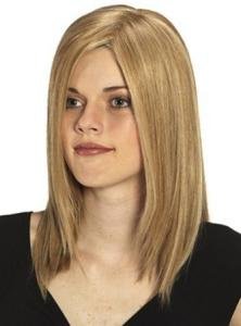 Free Shipping 100% Human Hair Wigs,12inch Ash Blond Natural Straight Wig