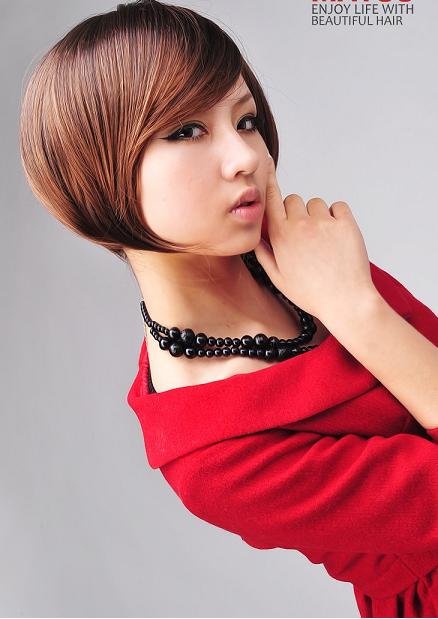 Fashion Wig Bob Synthetic Wig Short Hair Human Hair Wig