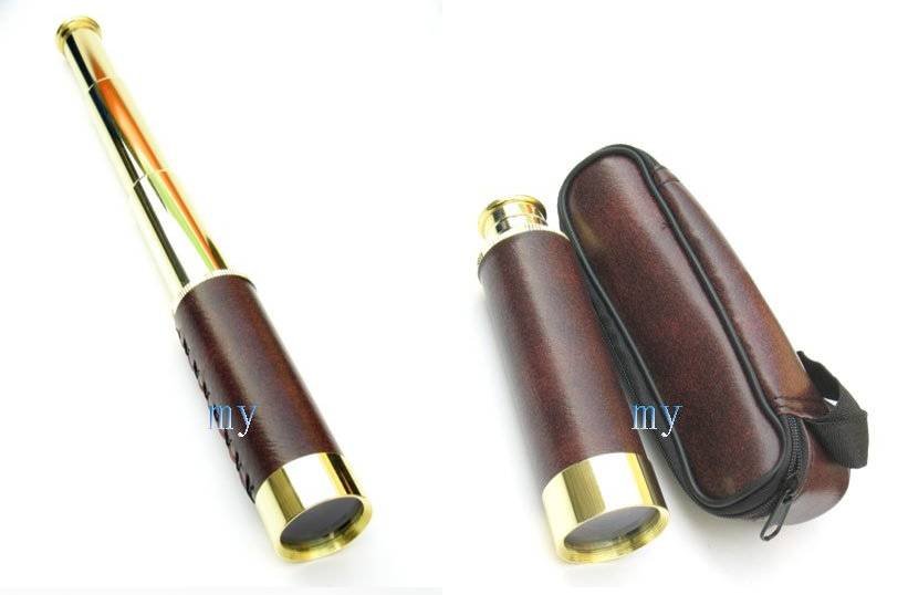 Free Shipping Brass 25X30 Freebooter Monocular Telescope Brand New Pieces