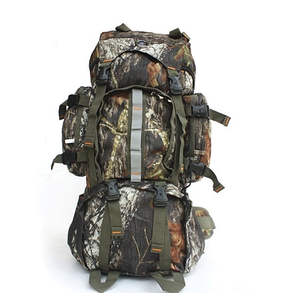 New Camouflag Outdoor Sports Hiking Camping Backpack55L