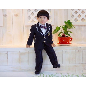 Balck And White Boys Attire Suit(Clothes+Pants+tie) Suits Dress