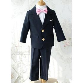 Suit(Clothes+Pants+tie) Suits Dress Balck And White Tuxedo Boys Attire Suit