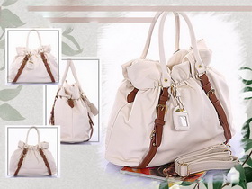 Newest Beige Designer HOBO Ladies' Handbag 9196#