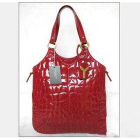 Large Tribute Quilted Croco Hobo