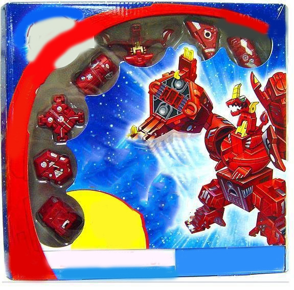 Six Types Plastic Colourful Action Figure