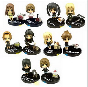 With Black Base Ten Styles PVC Action Figure