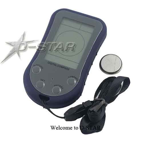 Free Shipping Multi Digital Altimeter Compass Barometer Large LCD