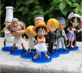 Eight Styles With Base Colourful Expressions Action Figure