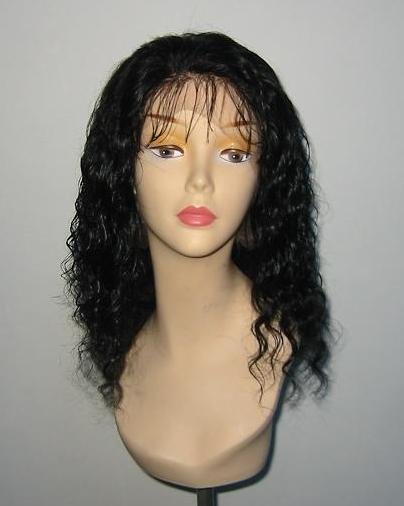 16inch Hair color Indian Remy piece Human Hair Wig