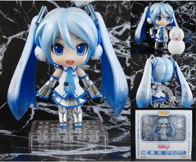 Blue With Long Hair PVC Action Figure